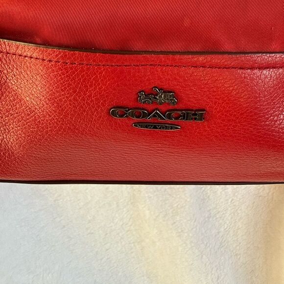 Coach Red Tote Bag - Picture 4 of 9